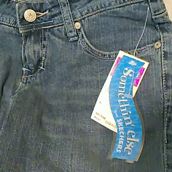 Womens Jeans Bootcut Long Lean tags Small Sketchers lightweight fabric low-rise - Picture 6 of 7